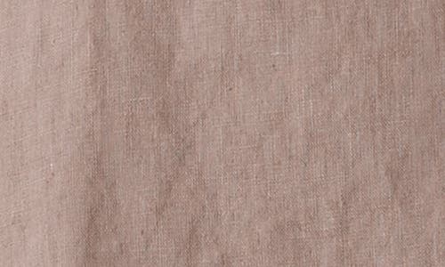 Eileen Fisher Double Breasted Organic Linen Blazer In Cocoa
