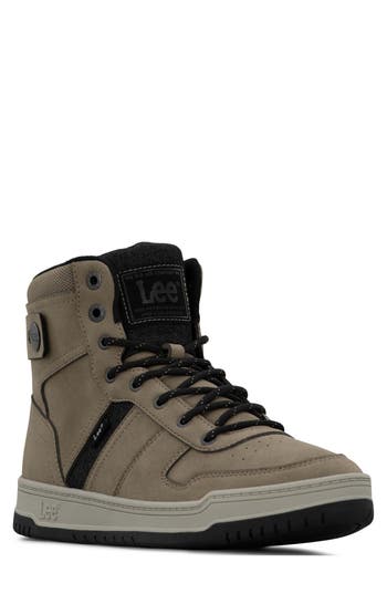Lee Noah High Top Sneaker In Brown
