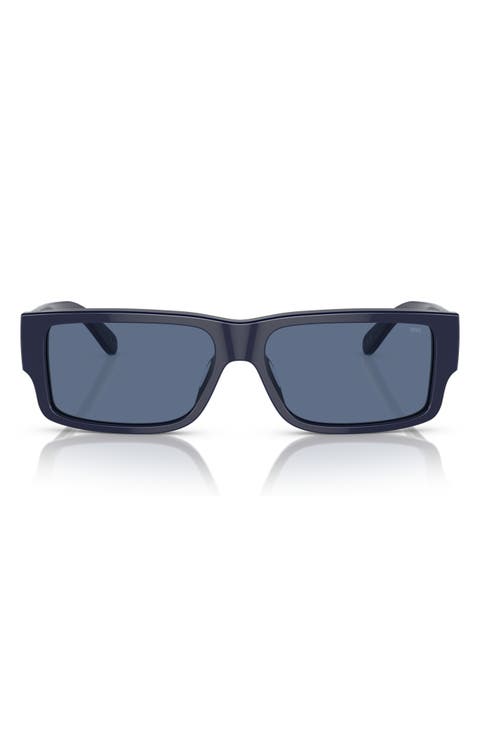 Geck-D 57mm Rectangular Sunglasses