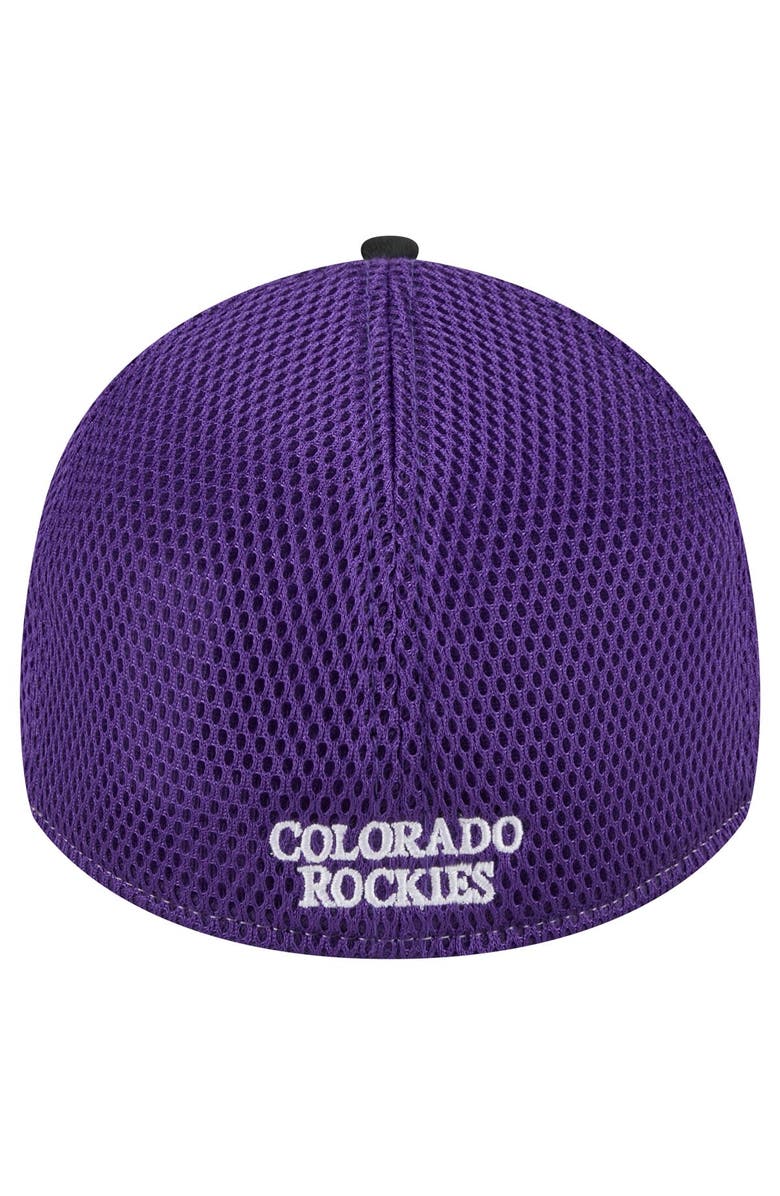 New Era Men's New Era Black Colorado Rockies Neo 39THIRTY Flex Hat, Alternate, color, Black