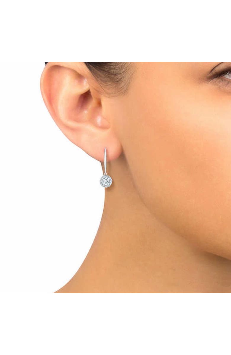 Bliss Diamond 1Ct Diamond Floral Shape Studs Lab Grown Earrings, Alternate, color, 