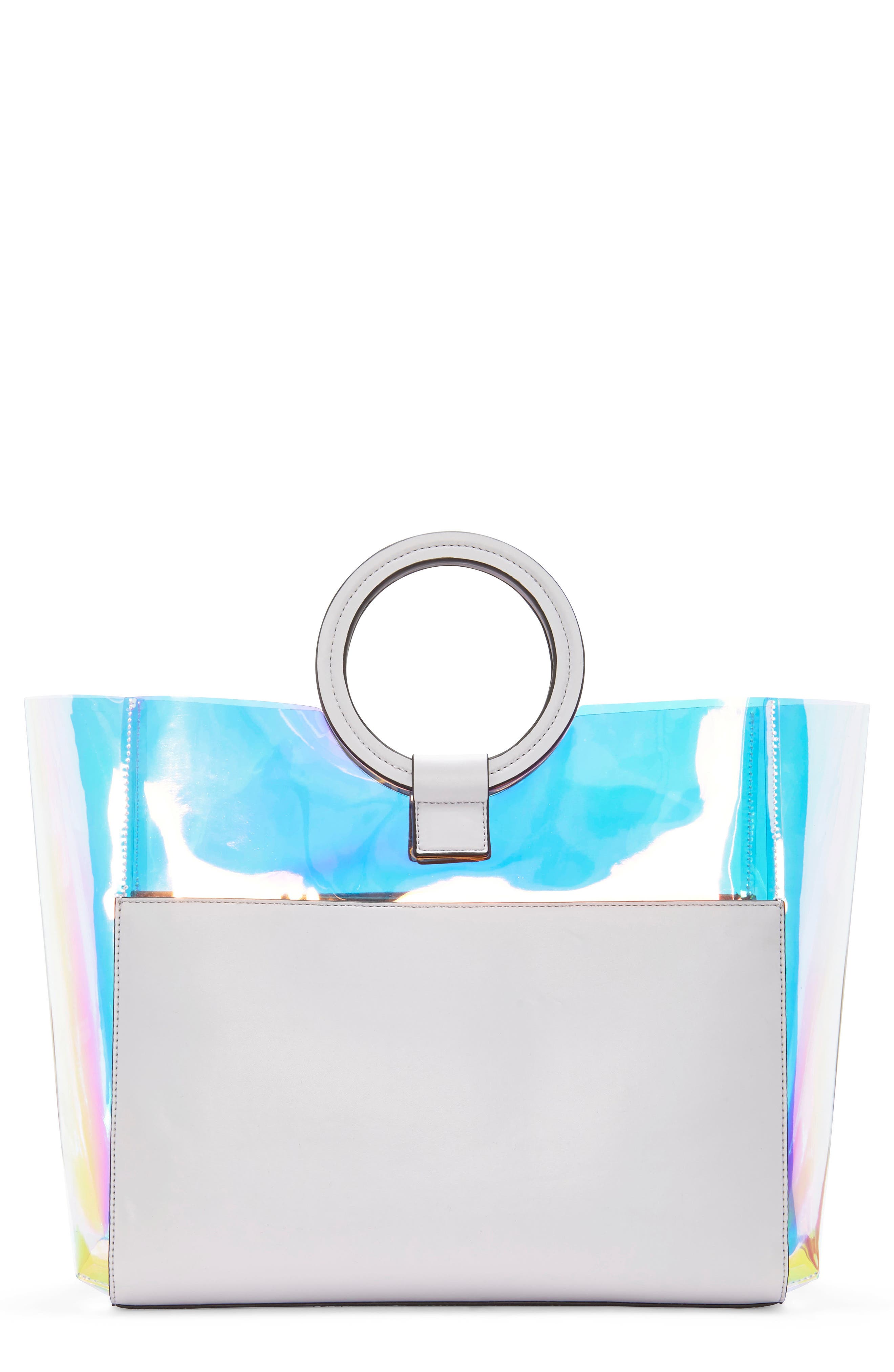 Clea Faux Leather Tote, Main, color, THISTLE
