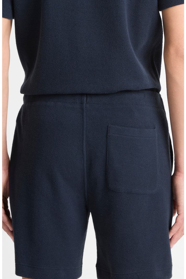 Bouclé Pull-On Shorts, Alternate, color, COASTAL BLUE