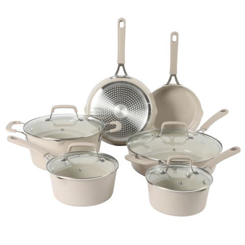 Heathland 10-Piece Ceramic Nonstick Aluminum Cookware Set