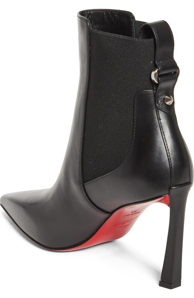 Christian Louboutin Condodo Pointed Toe Chelsea Boot, Alternate, color, Black