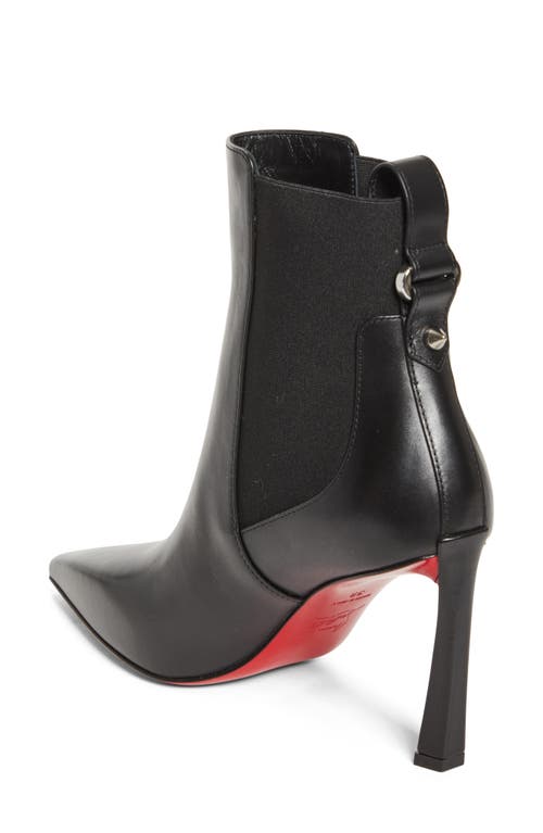 Christian Louboutin Condodo Pointed Toe Chelsea Boot In Black