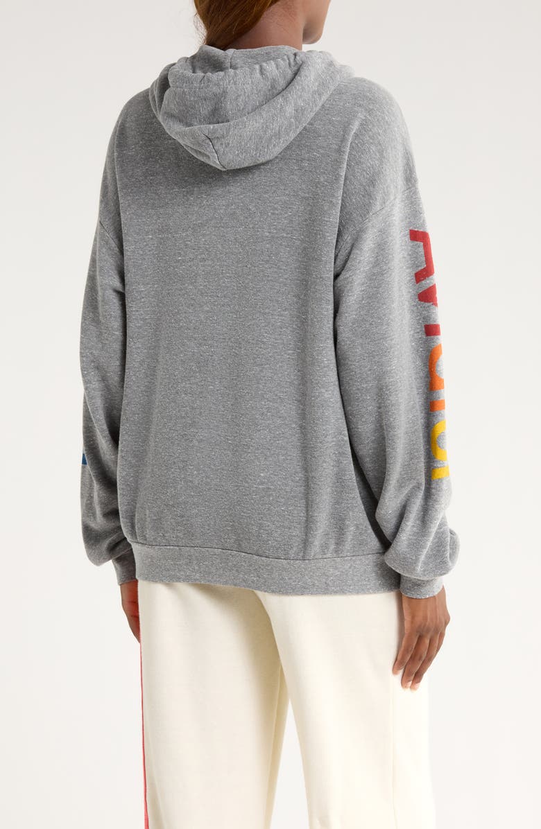 Aviator Nation Relaxed Graphic Hoodie, Alternate, color, Heather Grey