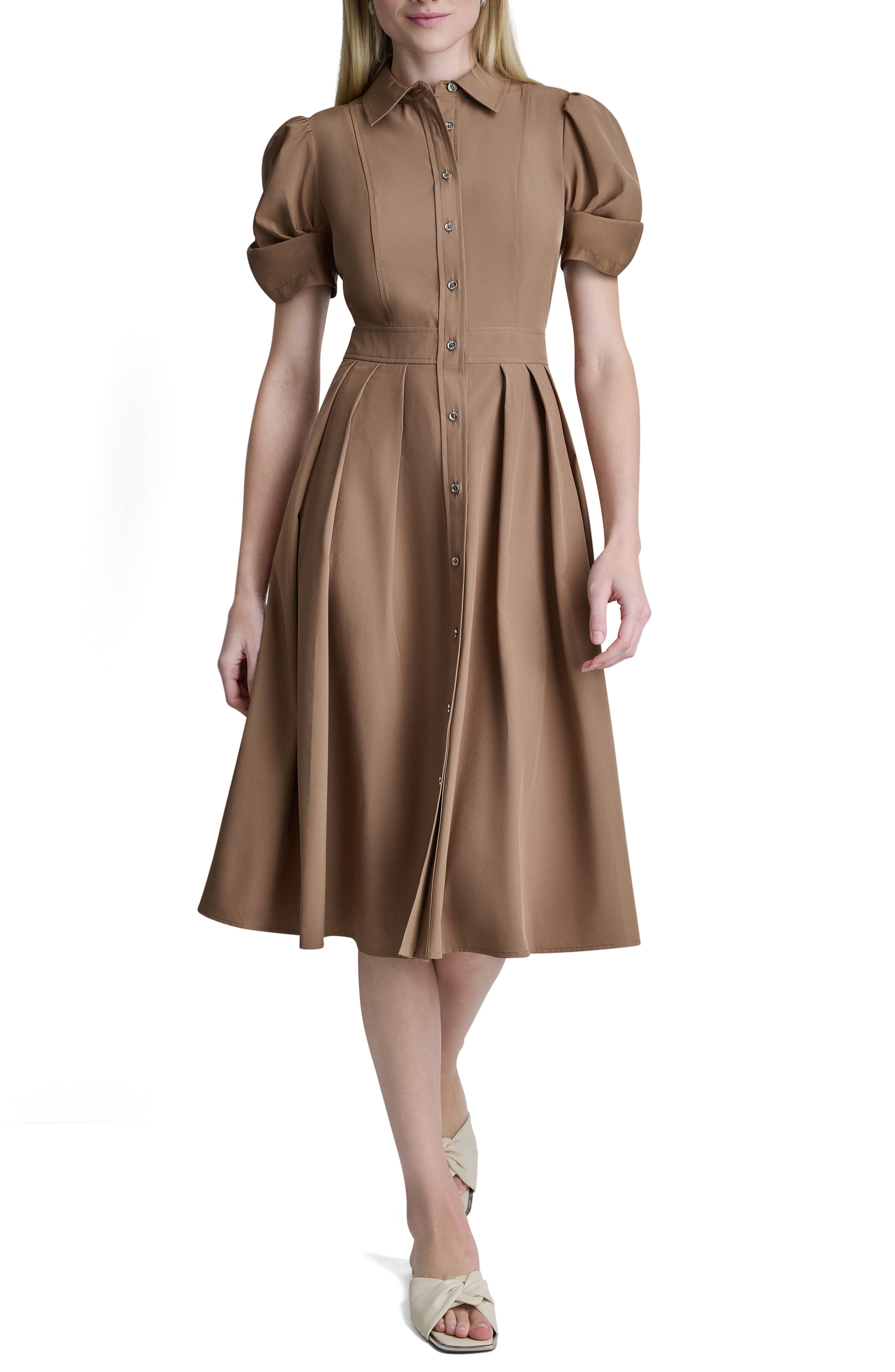Commuter Short Sleeve Shirtdress