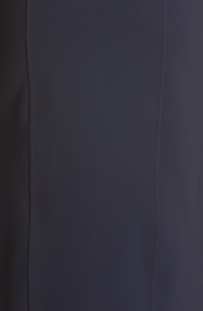 Adam Lippes Side Slit Bonded Neoprene Pencil Skirt, Alternate, color, 