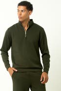 Single Stitch Classic 1/4 Zip Sweatshirt