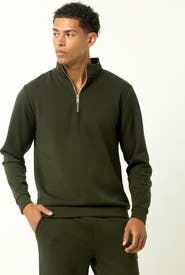 Single Stitch Classic 1/4 Zip Sweatshirt