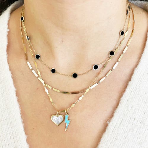 The Lovery Fine Jewelry Onyx Bubble Chain Necklace In Black