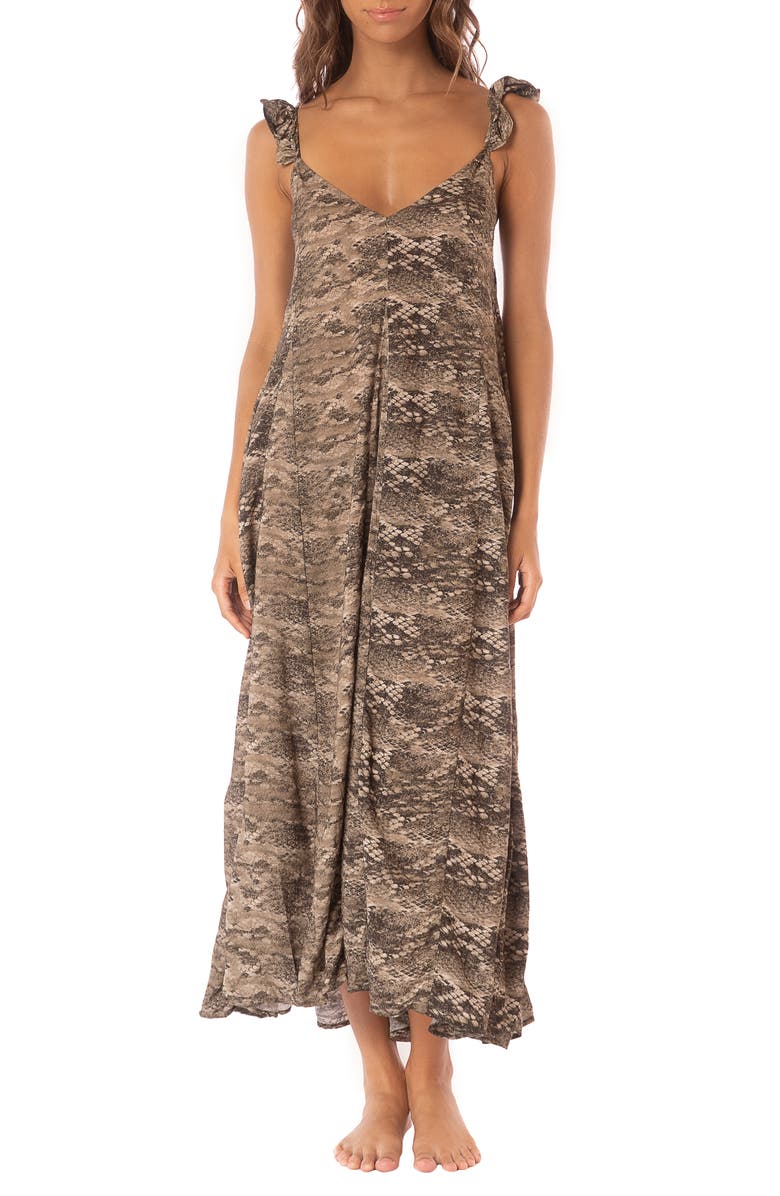 Maaji Annie Cover-Up Midi Dress, Main, color, 