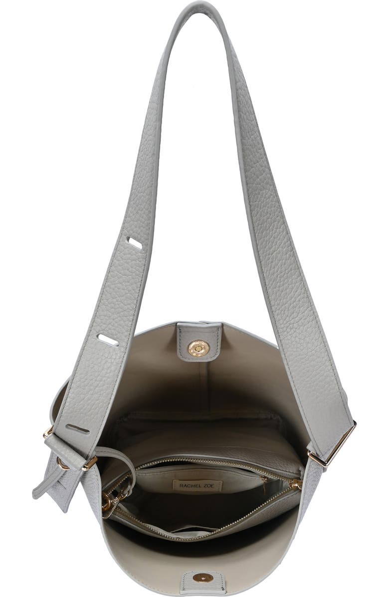 Rachel Zoe Faux Leather Hobo Bag, Alternate, color, Grey