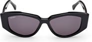 Max Mara Lee 52mm Round Sunglasses