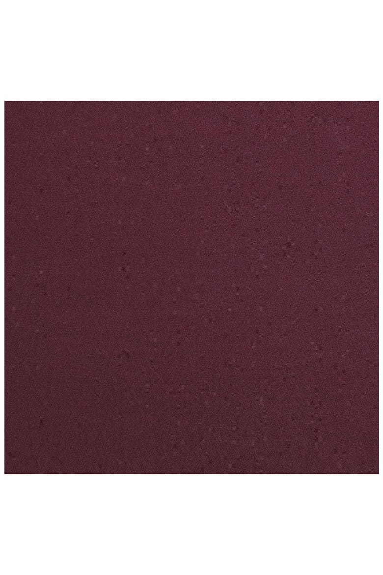 Garment Washed Cotton Percale 200 Thread Count Sheet Set, Alternate, color, DARK RED