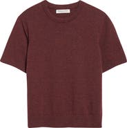 Johnstons of Elgin Classic Cashmere Short Sleeve Sweater