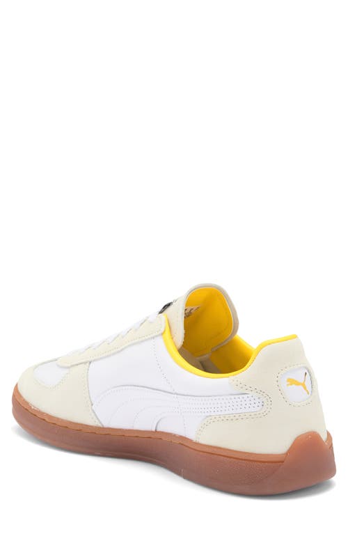 Puma Super Team Summer Sneaker In Warm White- White