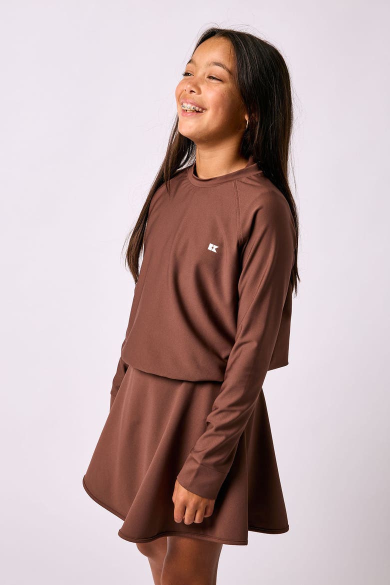 Crewneck Pullover, Alternate, color, Brown