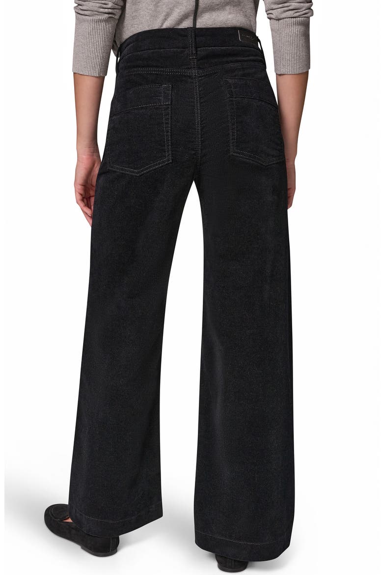 The Donna Mid Rise Wide Leg Jeans, Alternate, color, BLACK