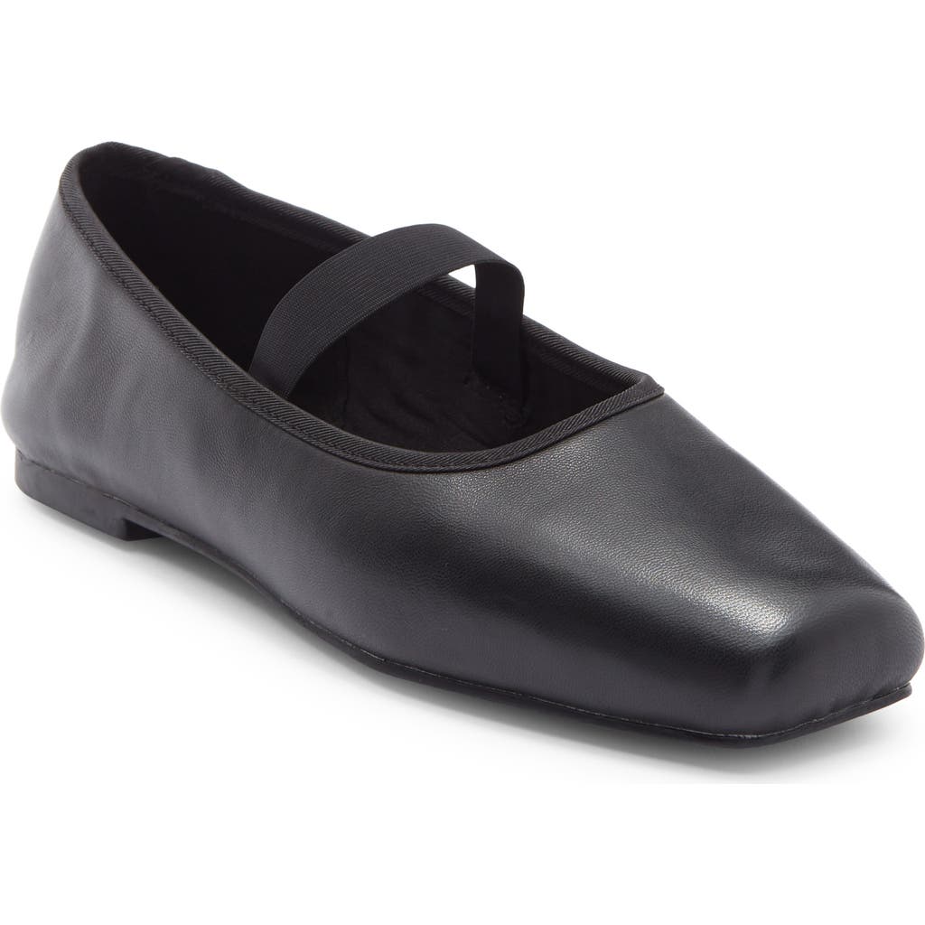 Steve Madden Reyana Mary Jane Ballet Flat In Black