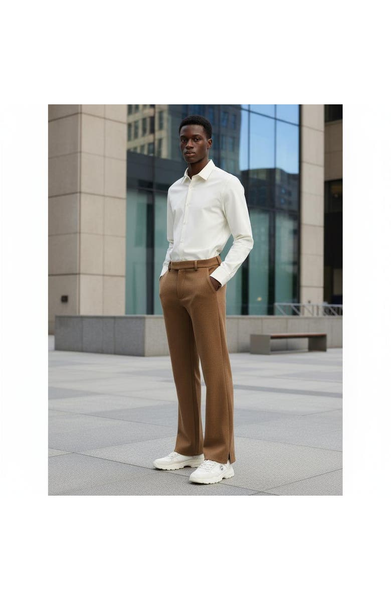 SAINT PERRY Lavrey Tux Flare, Alternate, color, Coffee