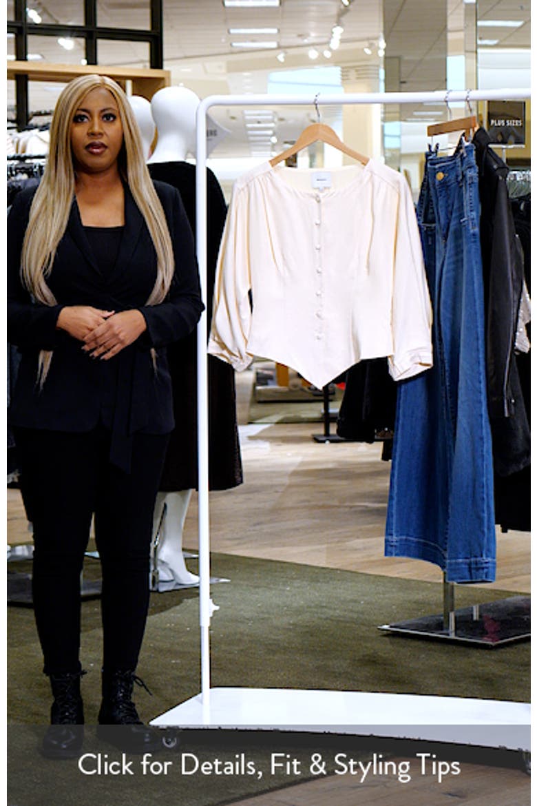 Martha Front Button Asymmetric Top video