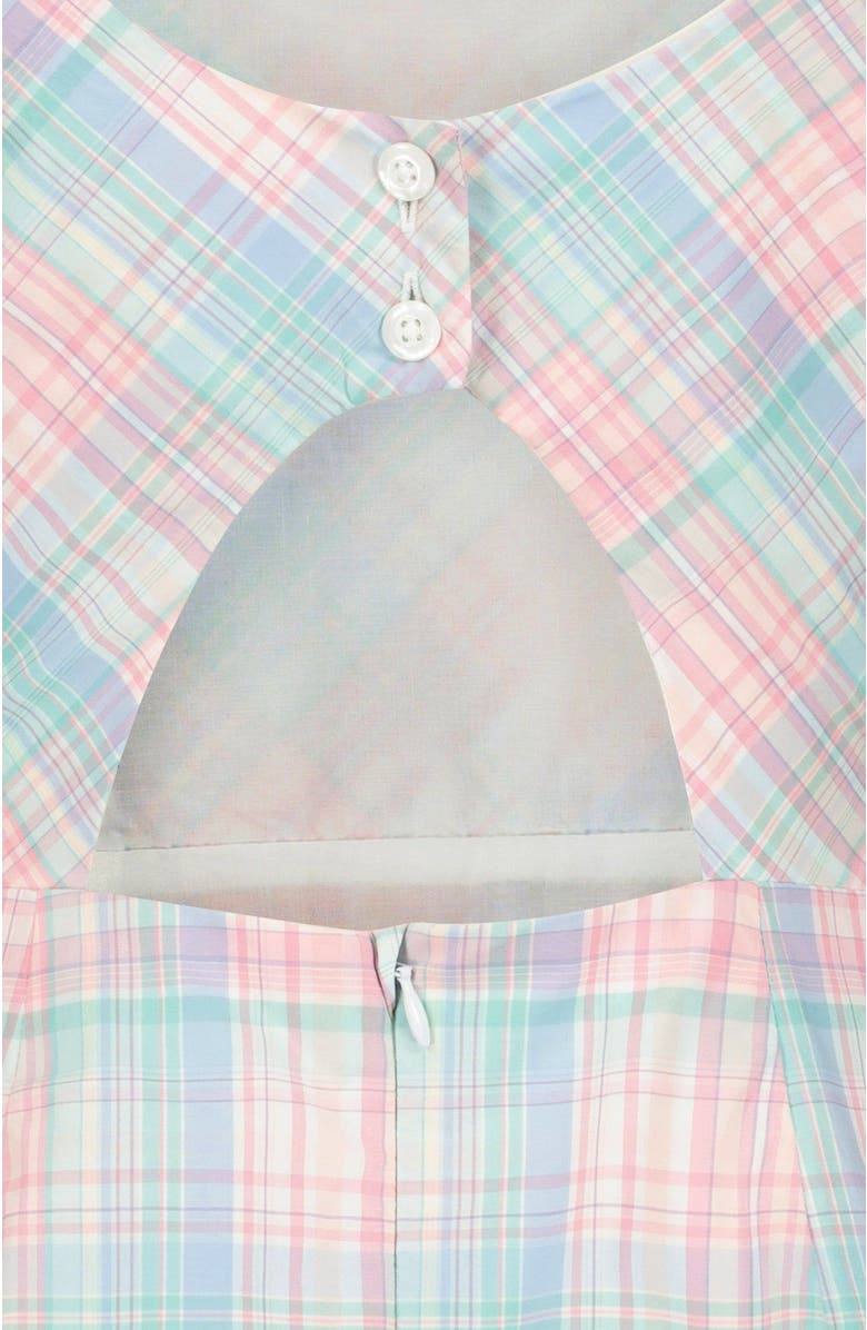 Hope & Henry Women's Flutter Sleeve Open Back Dress, Alternate, color,