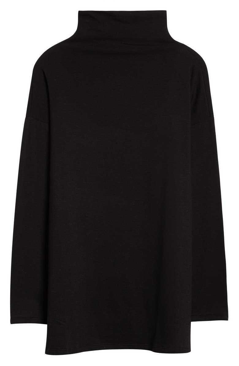 Eileen Fisher High Funnel Neck Tunic Sweater, Alternate, color, 