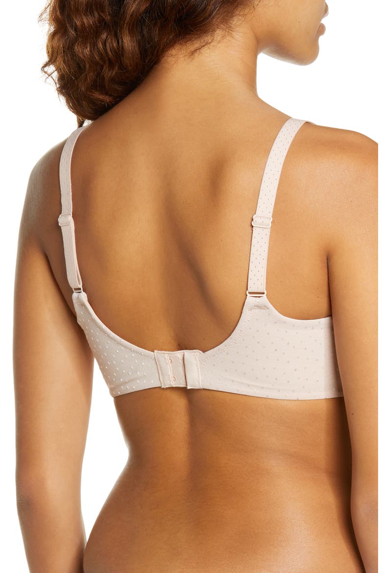 Back Appeal™ Wirefree T-Shirt Bra, Alternate, color, ROSE DUST