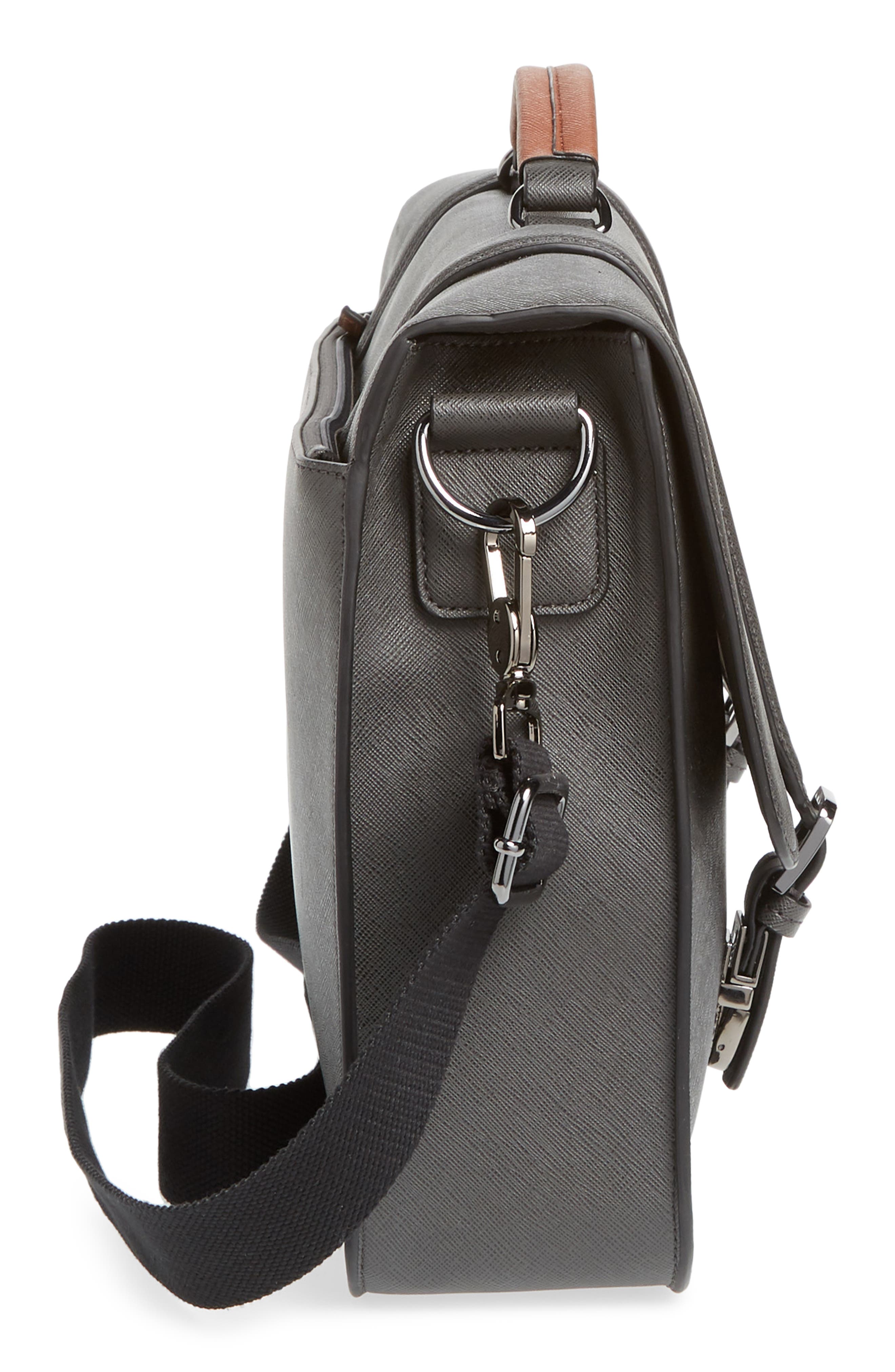 Ted Baker London Crossgrain Messenger Bag, Alternate, color, 