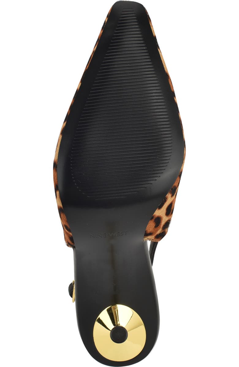 Nine West Orlanda Genuine Calf Hair Slingback Pump, Alternate, color,
