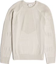 G-STAR 3D Biker Textureblock Crewneck Sweater