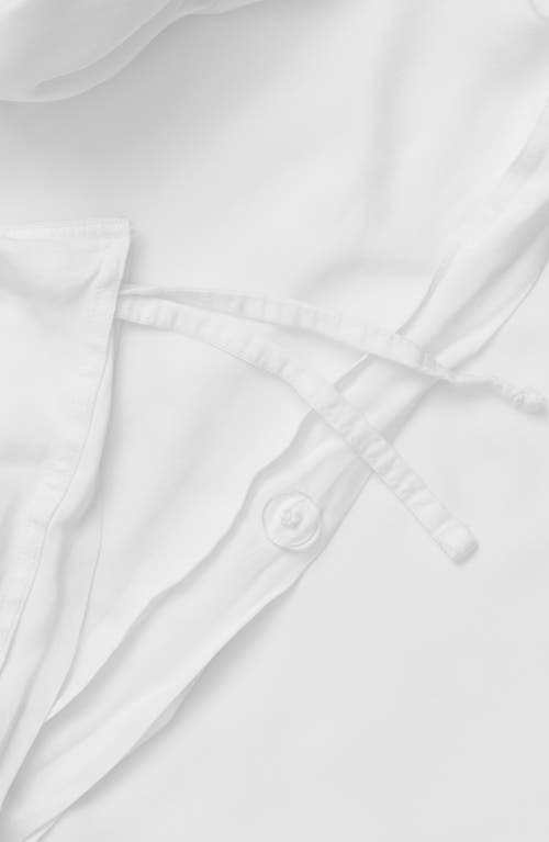 Barefoot Dreams Washed Duvet Cover In White