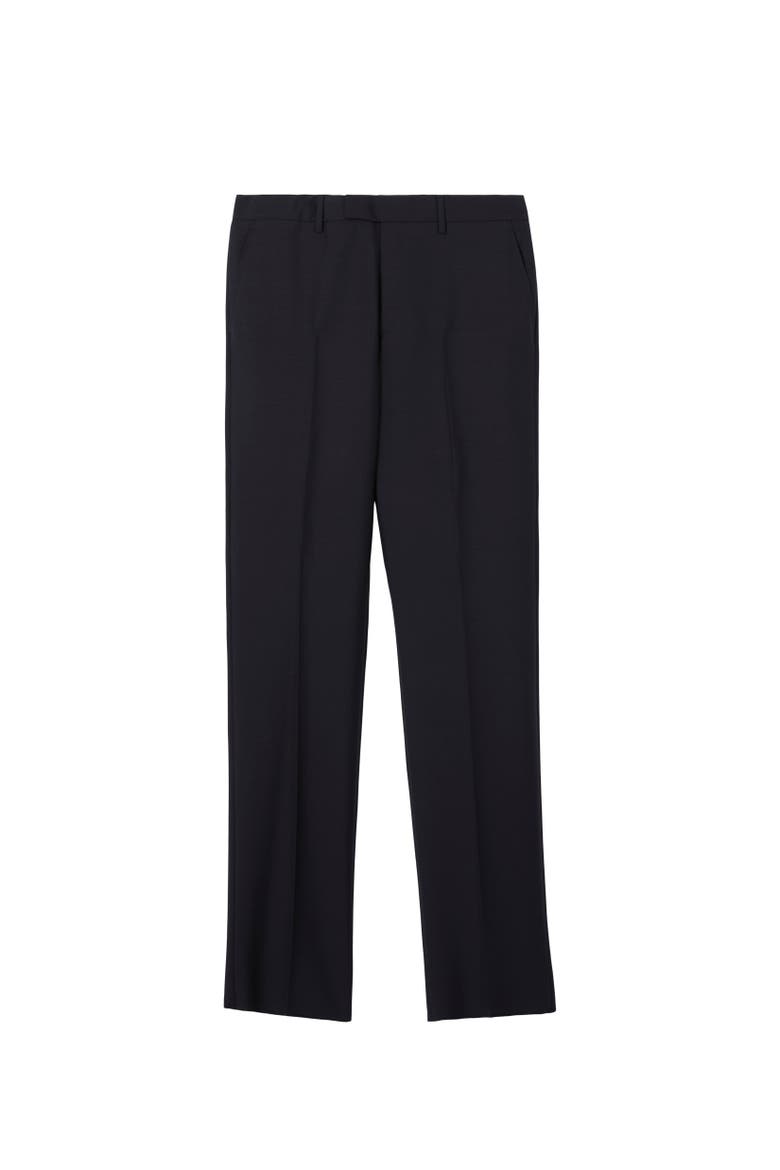 Wool Mohair Tailored Trousers, Alternate, color, Navy
