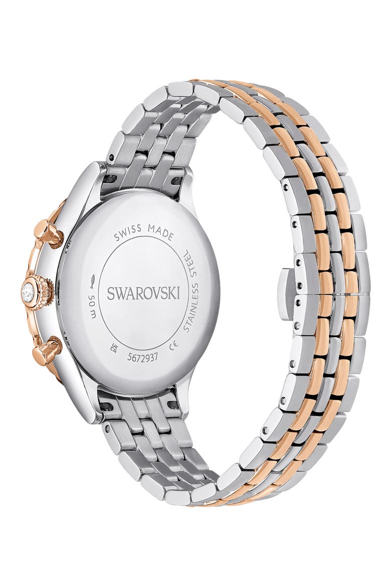Octea Chronograph Bracelet Watch, 37mm, Alternate, color, ROSE GOLD