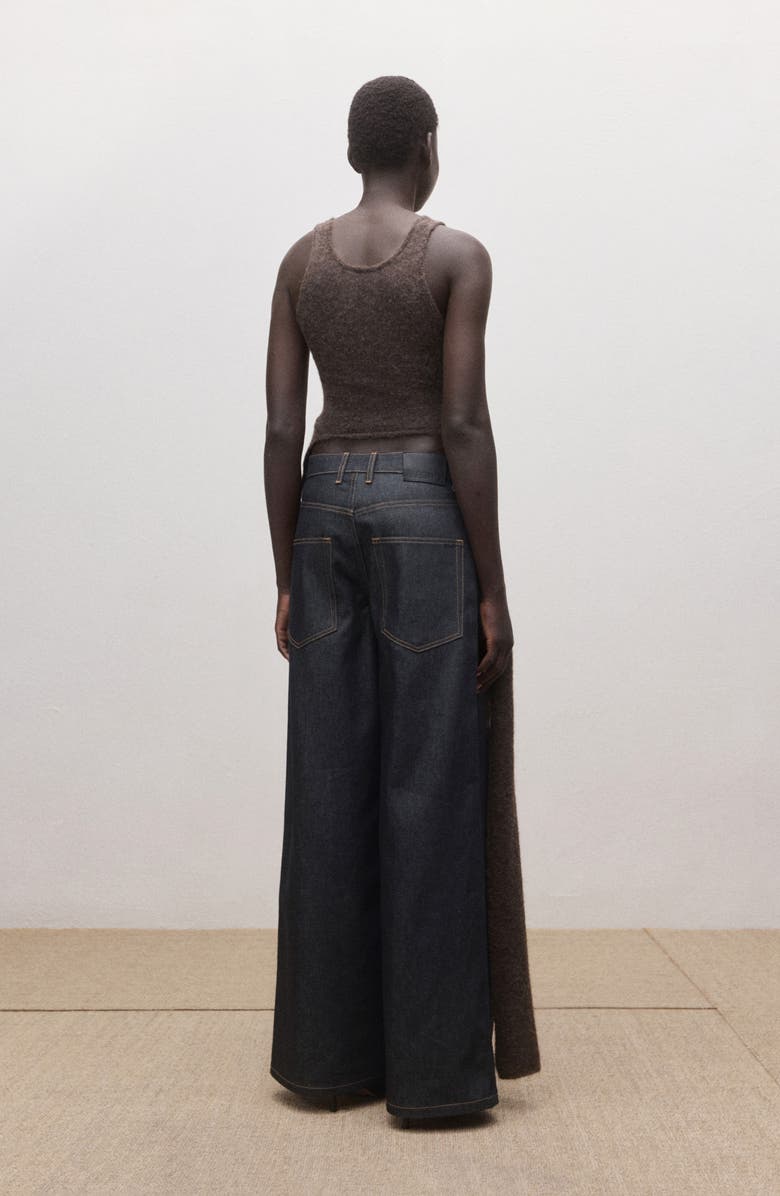 MANGO Mid Rise Wide Leg Jeans, Alternate, color, 