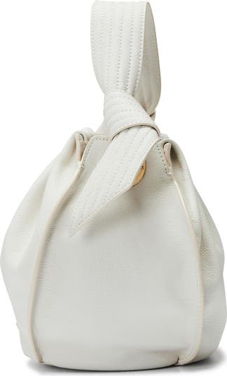 トートバッグ SELENA BUCKET BAG (White) Selena Bucket Bag | Ivory European Calfskin Leather