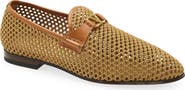 Valentino Garavani Wolfe Woven Raffia Loafer