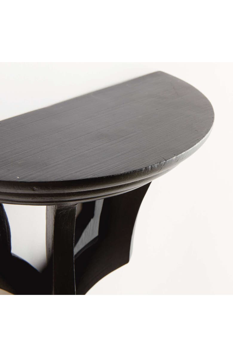 Napa Home & Garden Bennett Antique White Floating Wall Shelf, Alternate, color, Black