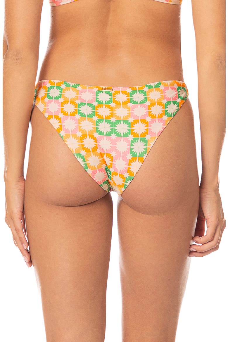Tropical Tiles Quinn Bikini Bottoms, Alternate, color, OPEN GREEN