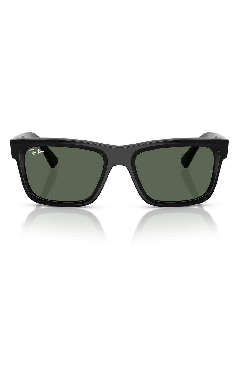 Ray-Ban Kids' 49mm Rectangular Sunglasses, Main, color, Black