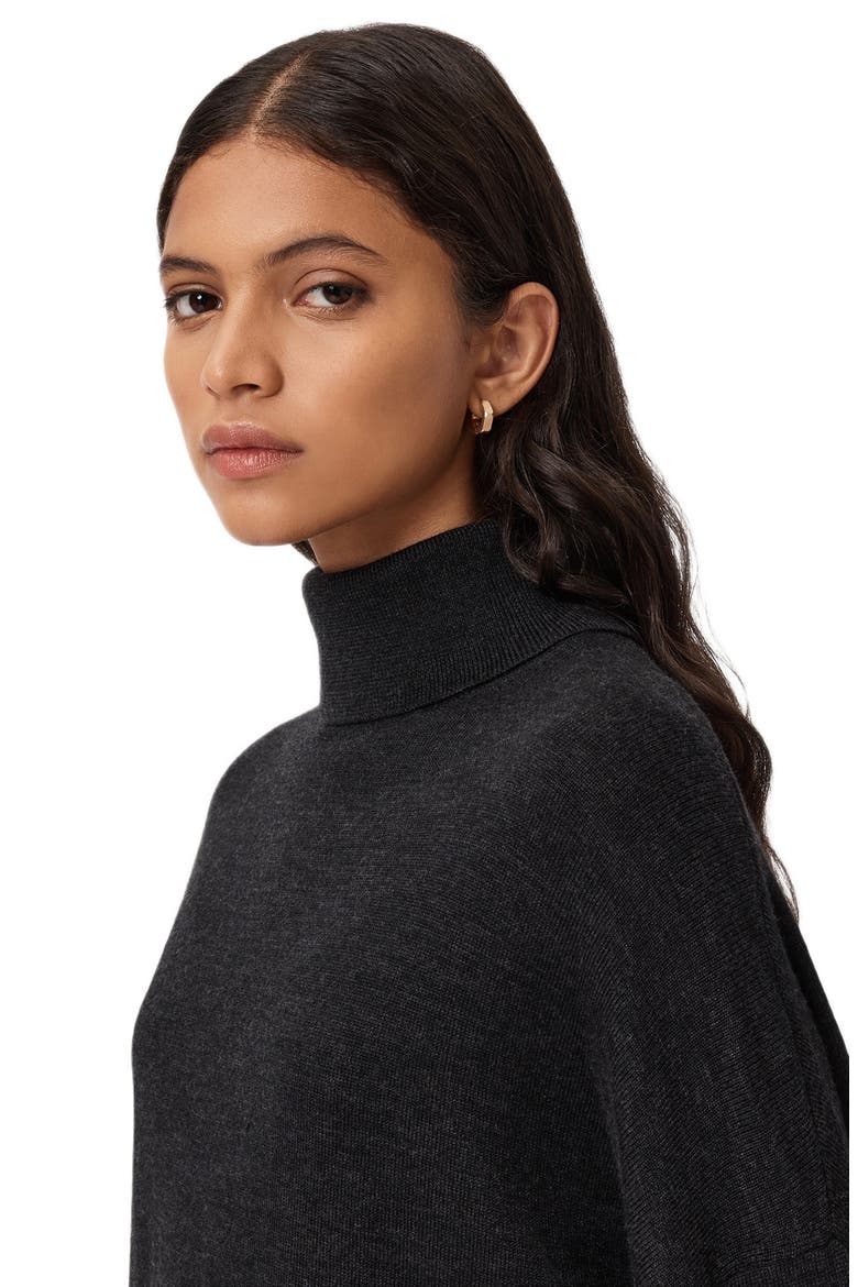 Juno Long Sleeve 2-in-1 Sweater & Slipdress, Alternate, color, SHADOW BLACK