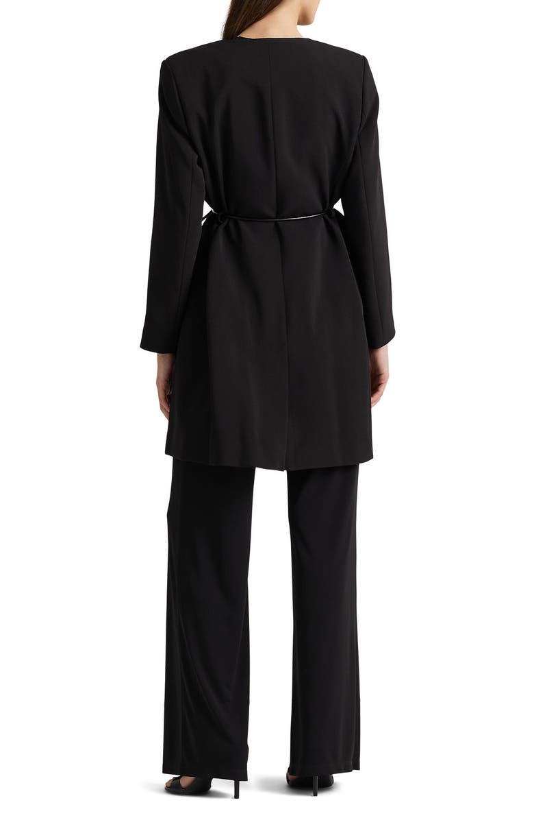 Lauren Ralph Lauren Belted Crepe Jacket, Alternate, color, 