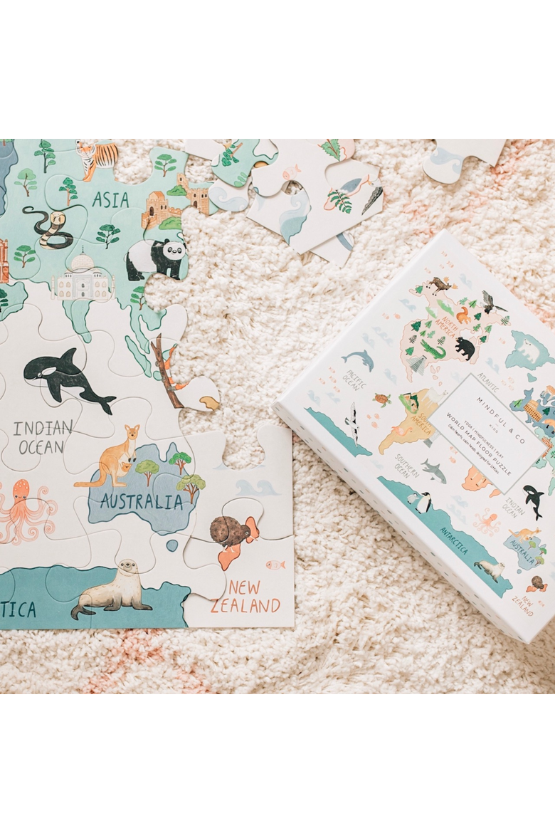 Creative Play Bundle, Alternate, color, World Map Print