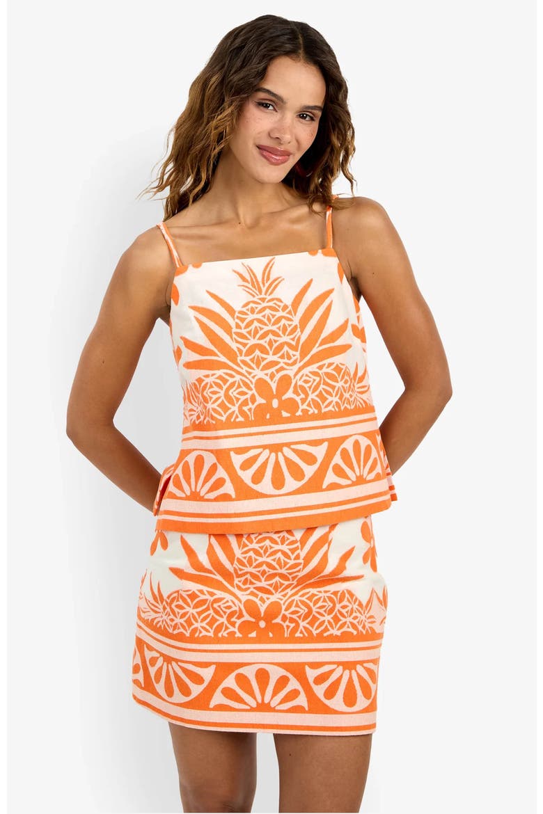 Marita Top, Alternate, color, Orange Oasis