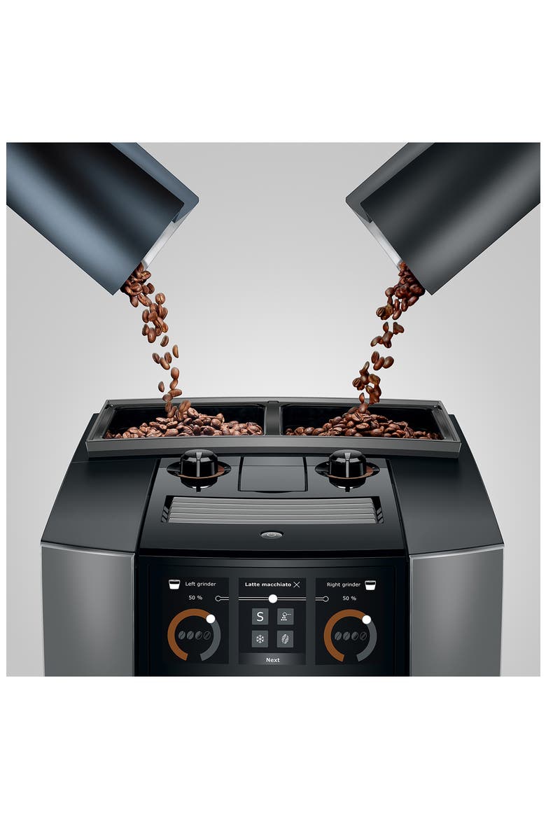 J10 Twin Automatic Coffee Machine, Alternate, color, GREY