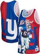 Mitchell & Ness Men's Mitchell & Ness Lawrence Taylor Royal/Red New York Giants Retired Player Graphic Tank Top