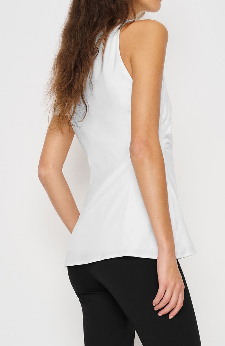 Reformation Dessa Off the Shoulder Top, Alternate, color, Bright White
