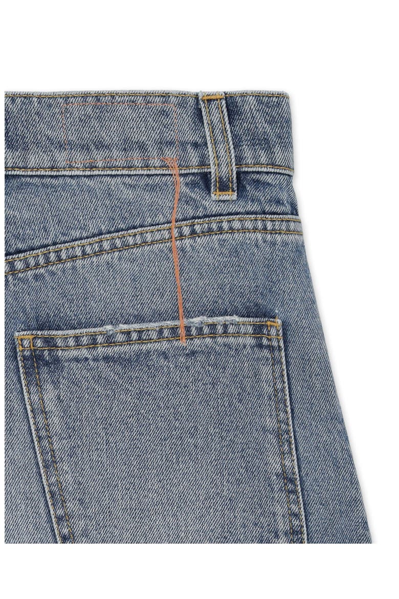 Mini Denim Skirt, Alternate, color, Bleach Wash